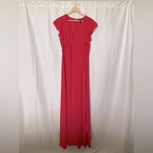 BCBG MAXAZRIA maxi red dress size 6